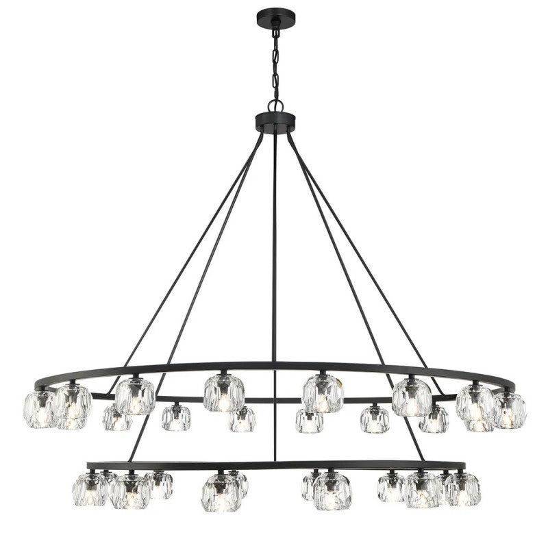 Aragon 30 Light Chandelier Glass