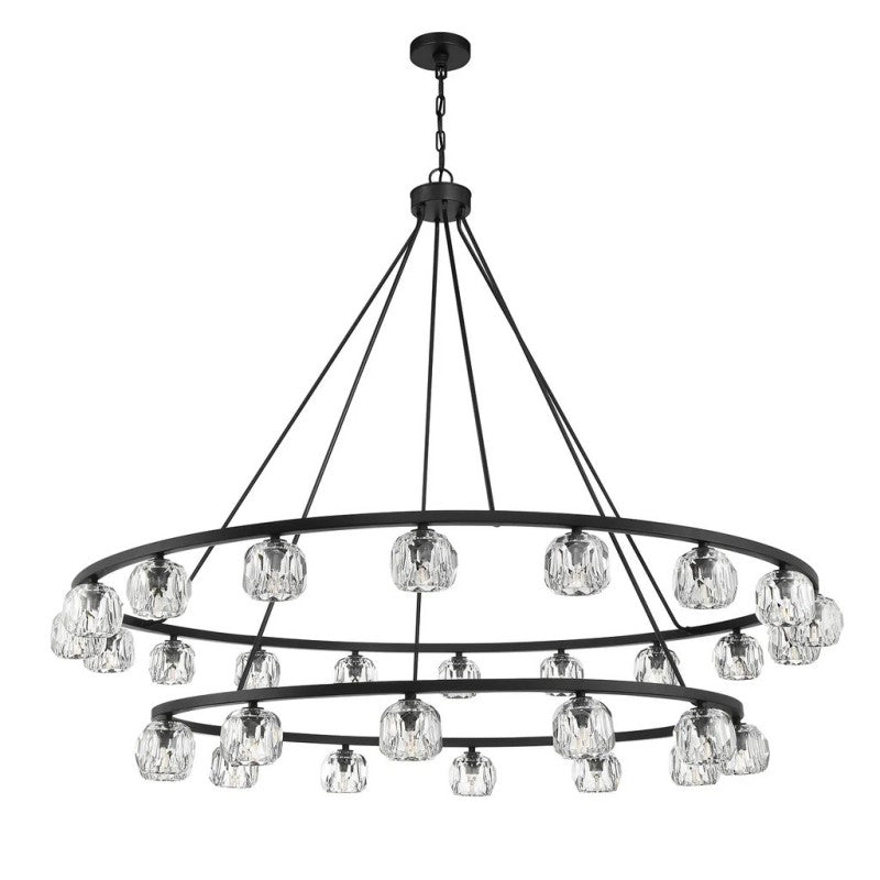 Aragon 30 Light Chandelier Glass