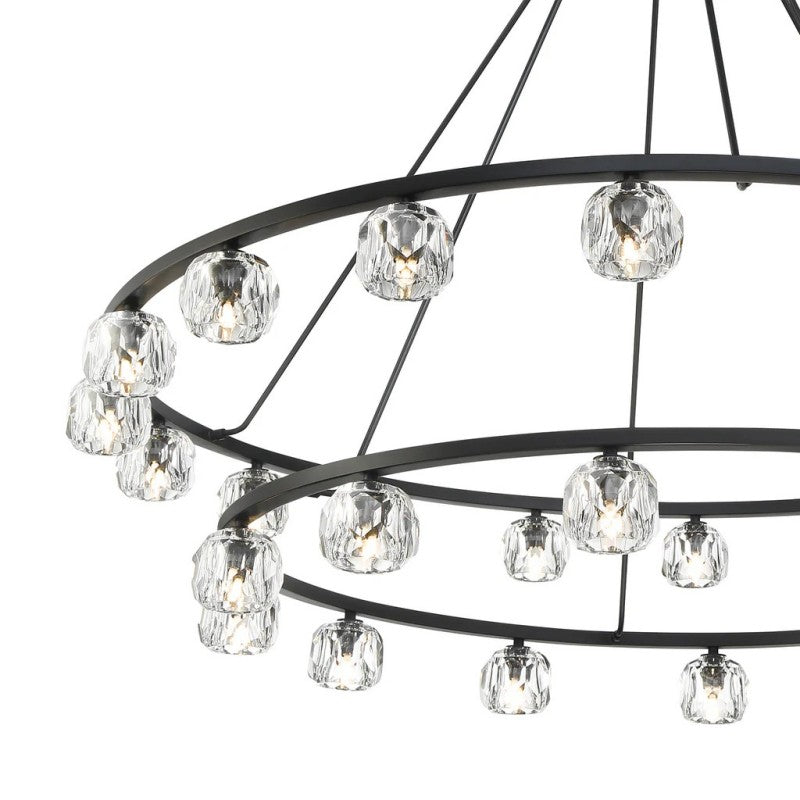 Aragon 30 Light Chandelier Glass