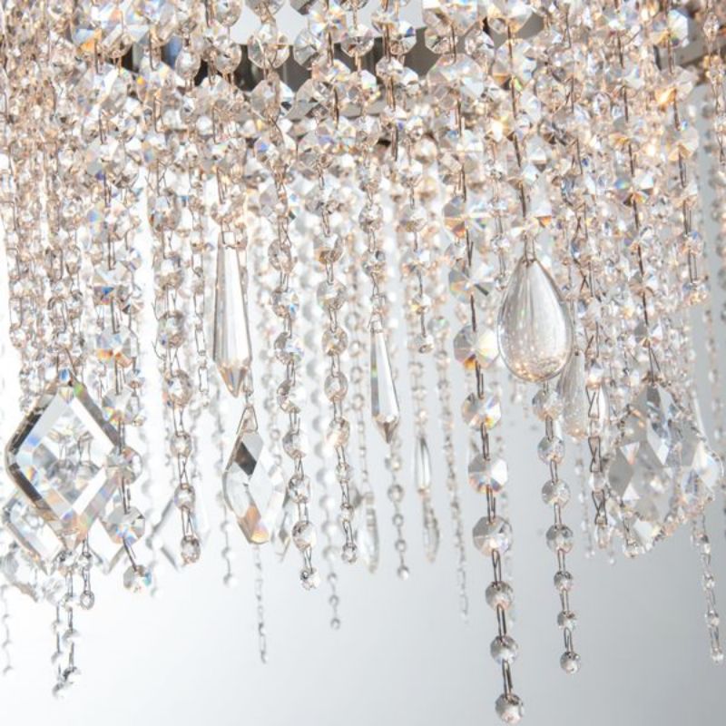 Aris Crystal Round Chandelier