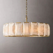 Aubrey Calcite Round Chandelier 43"