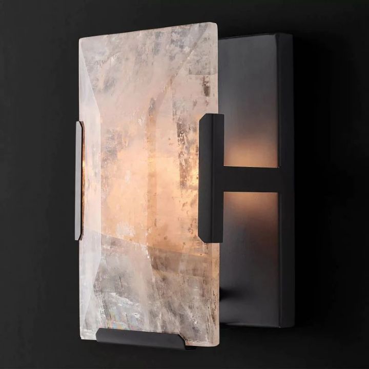 Aubrey Calcite Short Wall Sconce