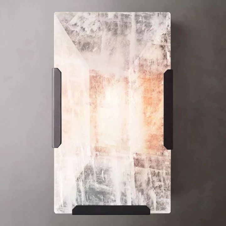 Aubrey Calcite Short Wall Sconce