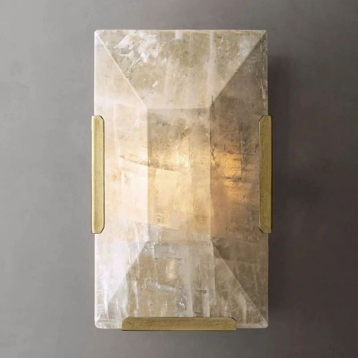 Aubrey Calcite Short Wall Sconce