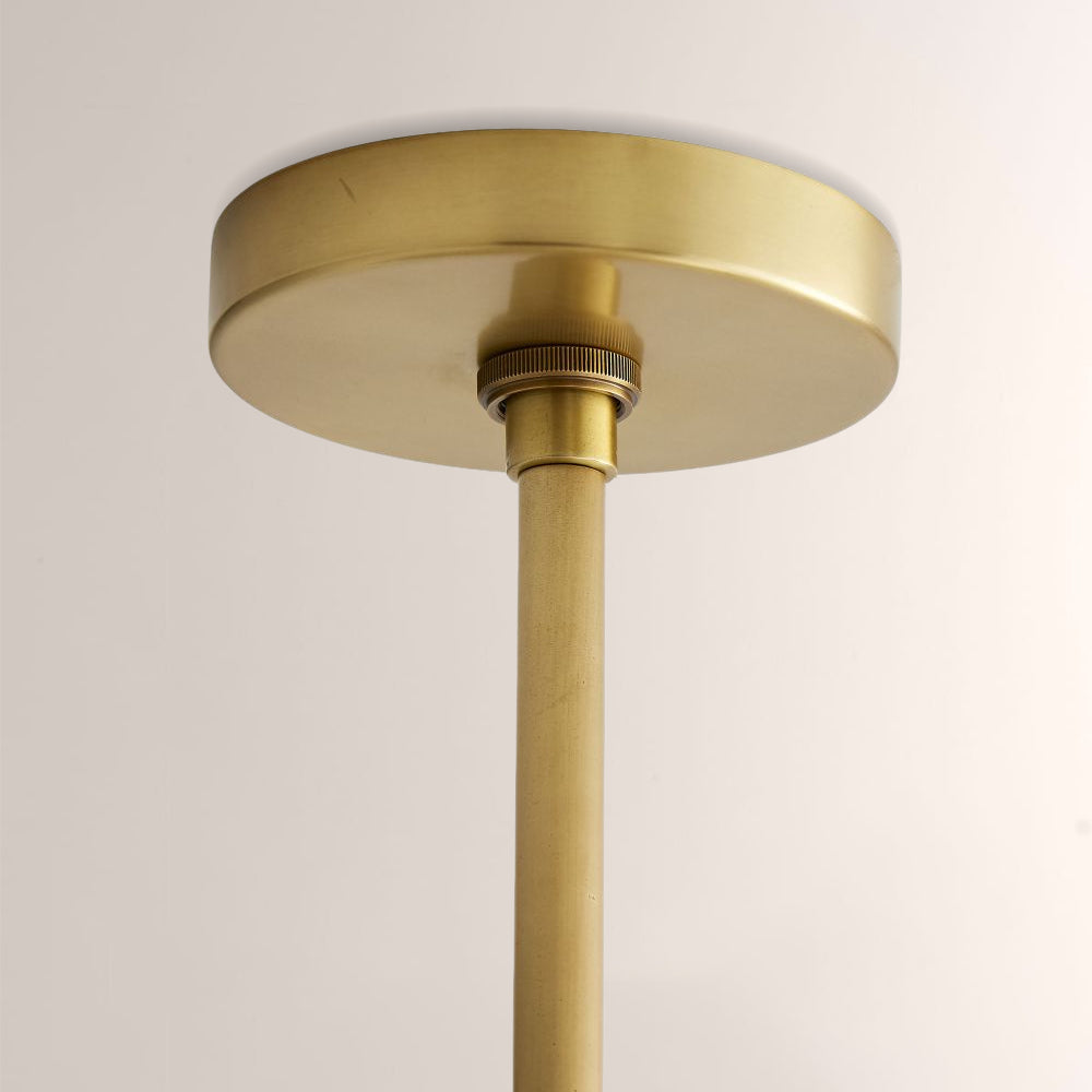 Broad Two-Layer Round Chandelier