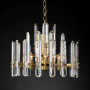 Brown Prism Round Chandelier 24"