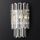 Brown Prism 2-Tier Wall Sconce