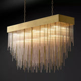 Cascada Rectangular Chandelier 54"