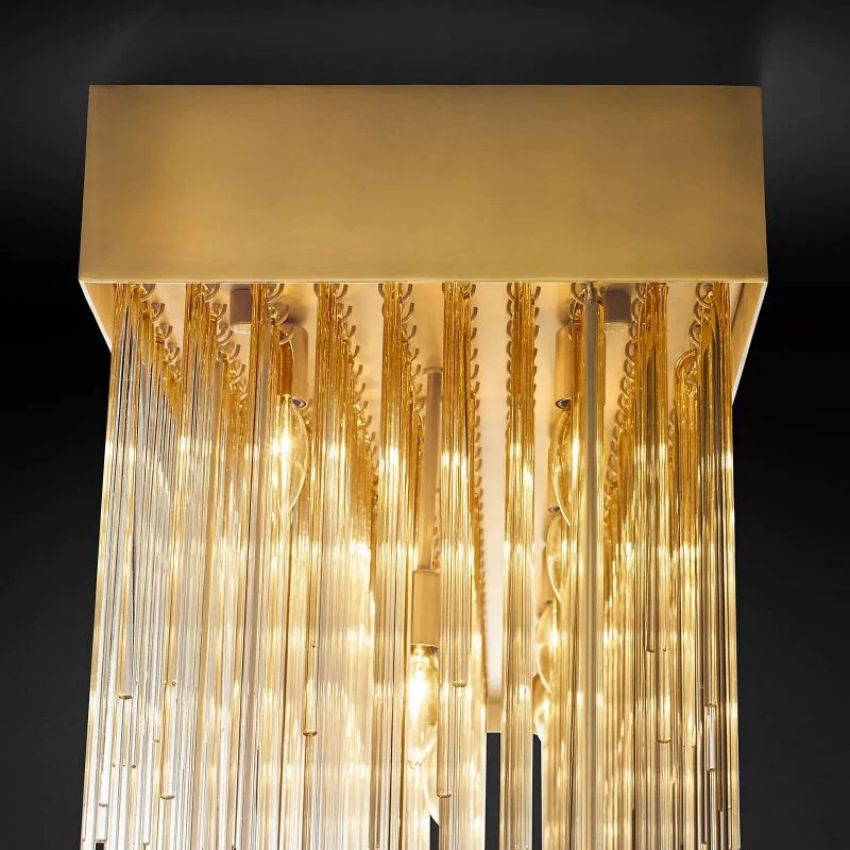 Cascada Rectangular Chandelier 54"