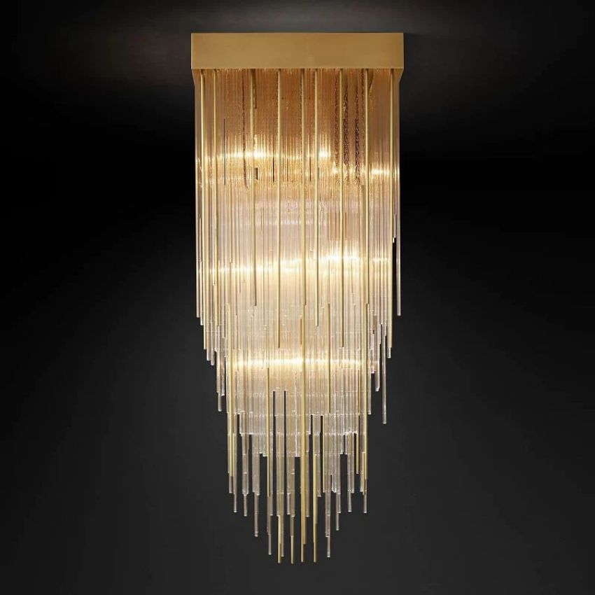 Cascada Square Chandelier 21"