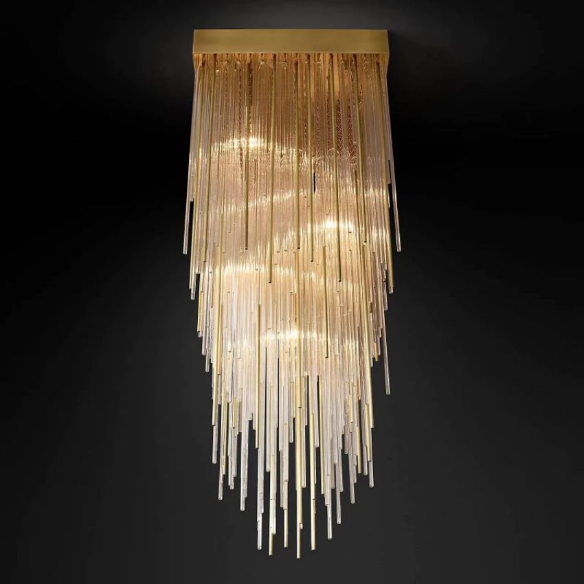 Cascada Square Chandelier 21"