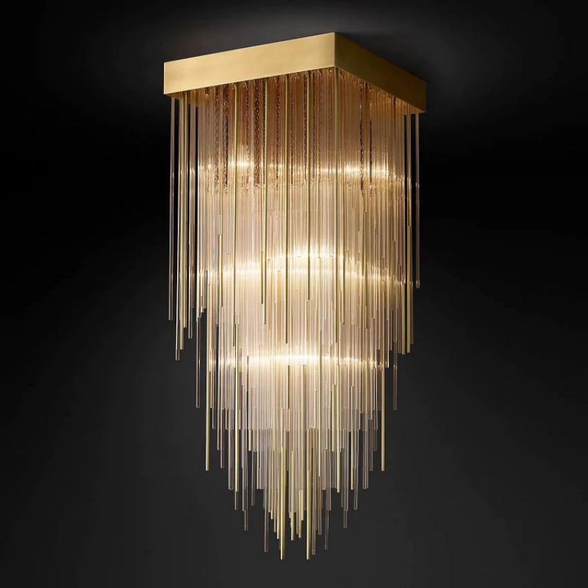 Cascada Square Chandelier 21"