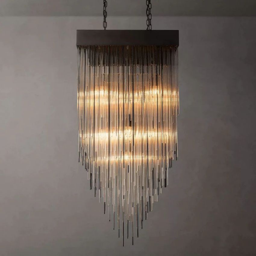 Cascada Square Chandelier 30"