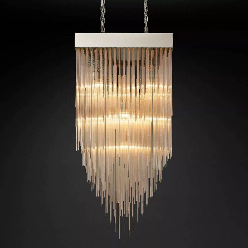 Cascada Square Chandelier 30"