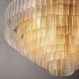 Siri Clear Round Chandelier 52"