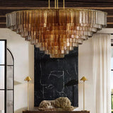 Siri Smoke Round Chandelier 41"