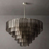 Siri Smoke Round Chandelier 41"