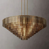 Siri Smoke Round Chandelier 65"