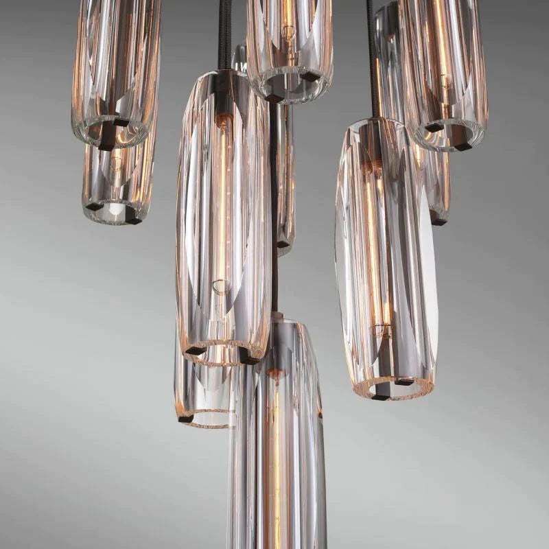 Chart Crystal 10-Light Round Chandelier