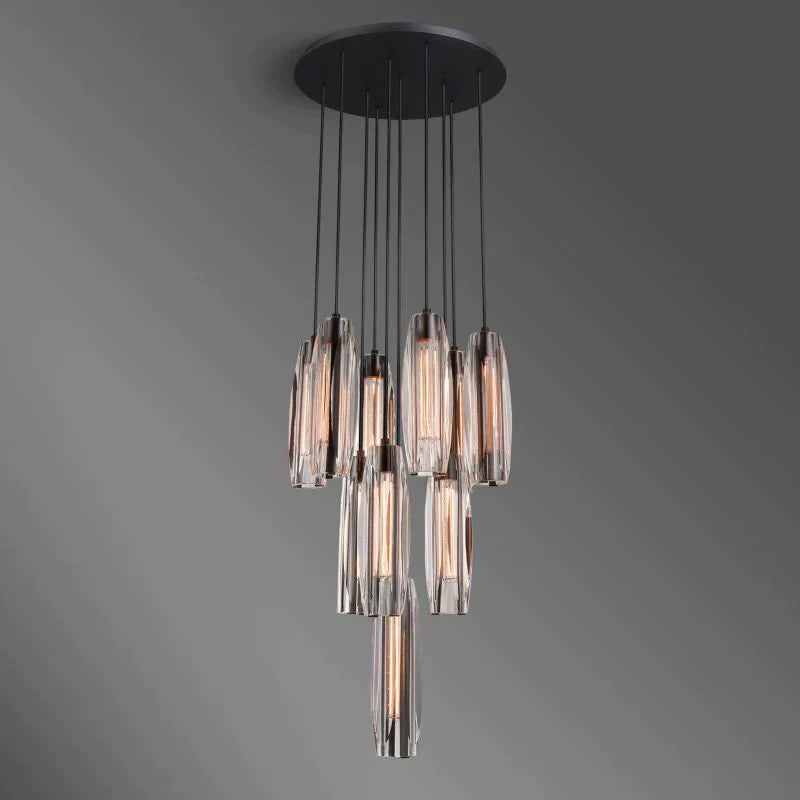 Chart Crystal 10-Light Round Chandelier