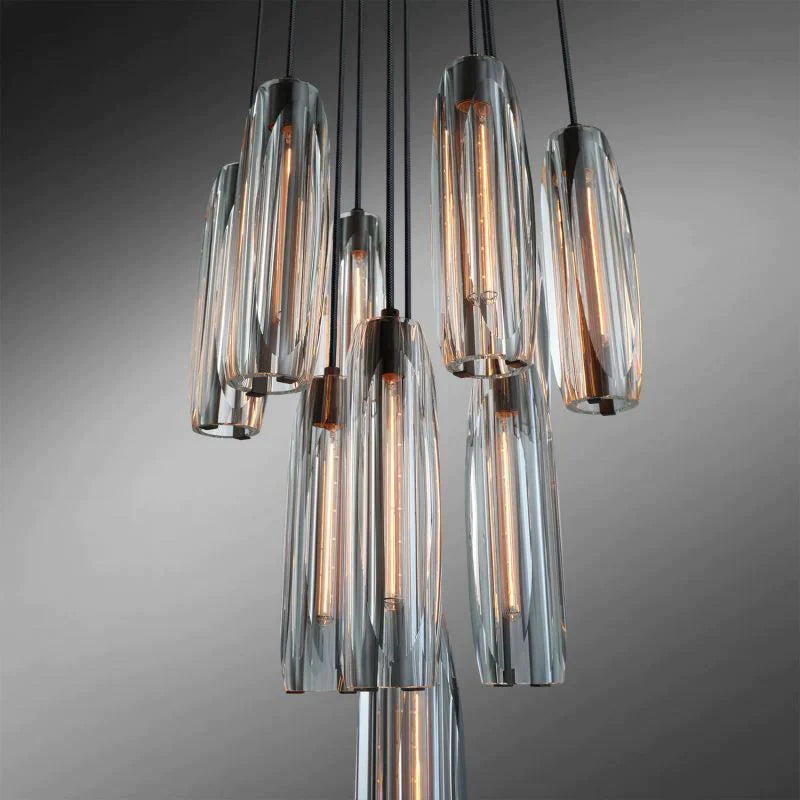 Chart Crystal 10-Light Round Chandelier