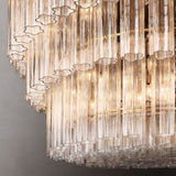 Ice 3-Tier Round Chandelier 48”