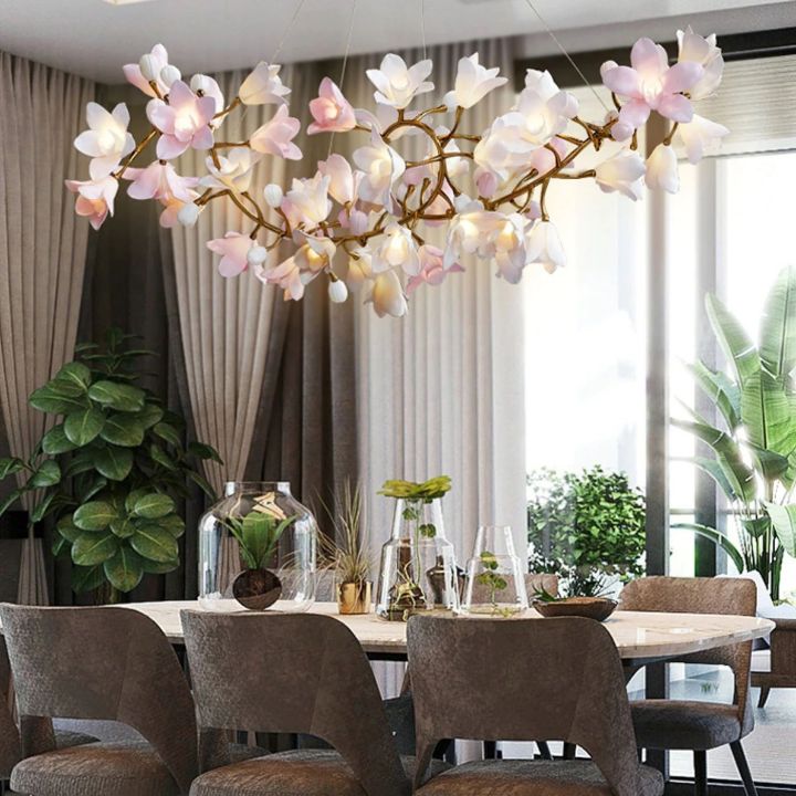 Circular Blossom Chandelier