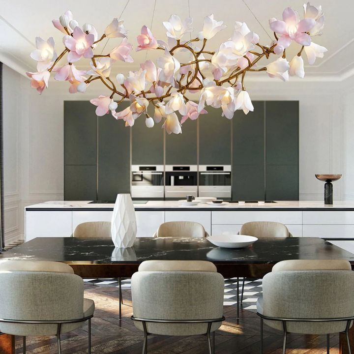 Circular Blossom Chandelier