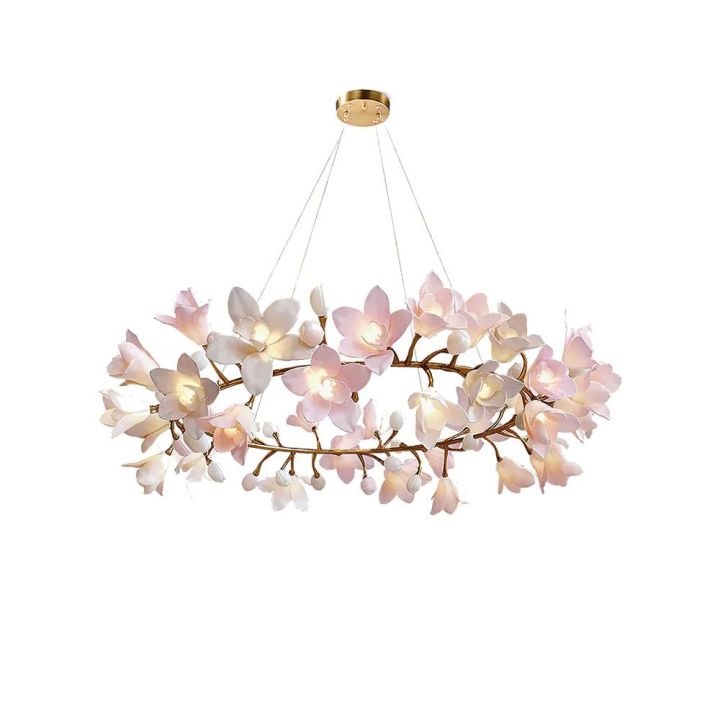 Circular Blossom Chandelier