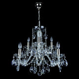 Classical Maniera 6 Light Crystal Glass Chandelier