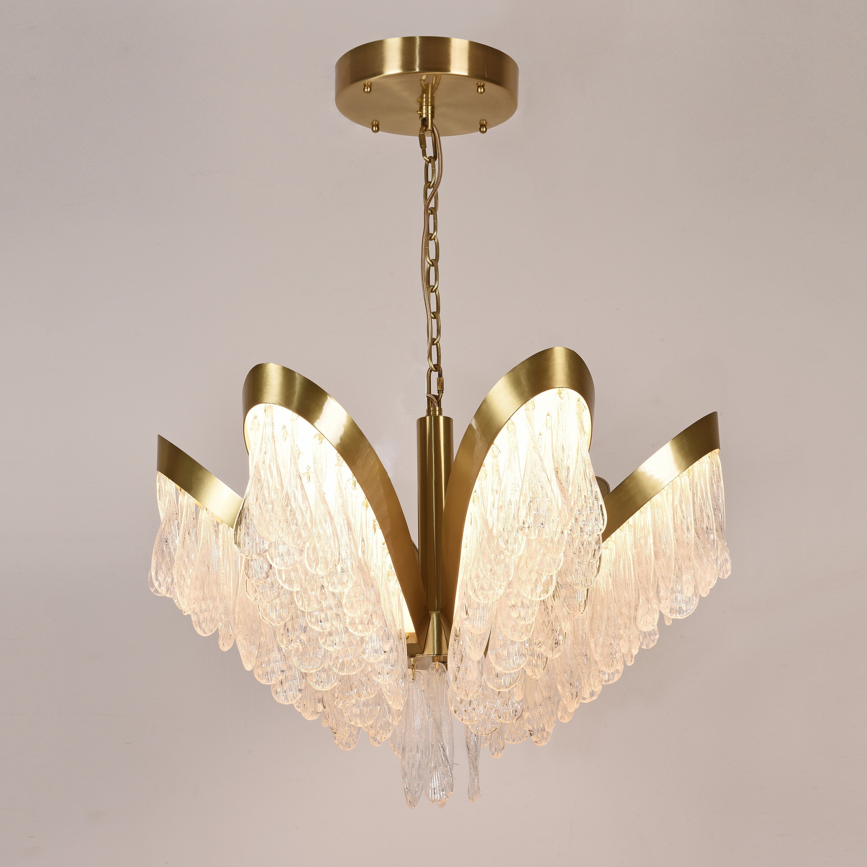 Palm-Villa Murano Glass Chandelier