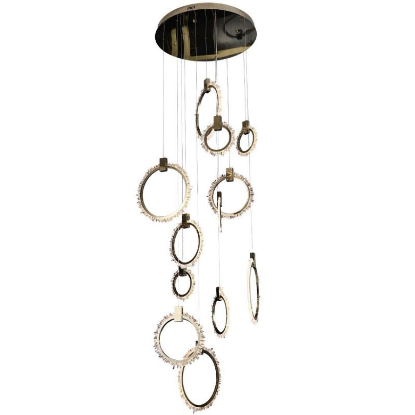 Daltree 12 Rings Chandelier