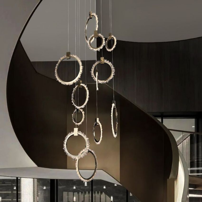 Daltree 12 Rings Chandelier