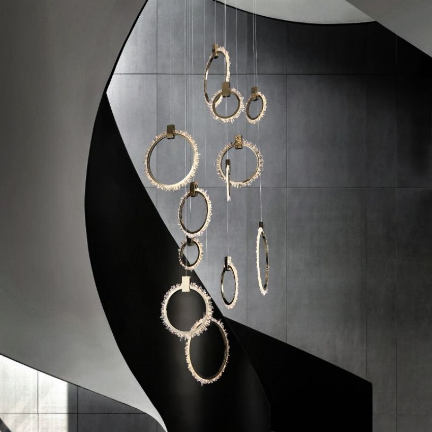 Daltree 12 Rings Chandelier