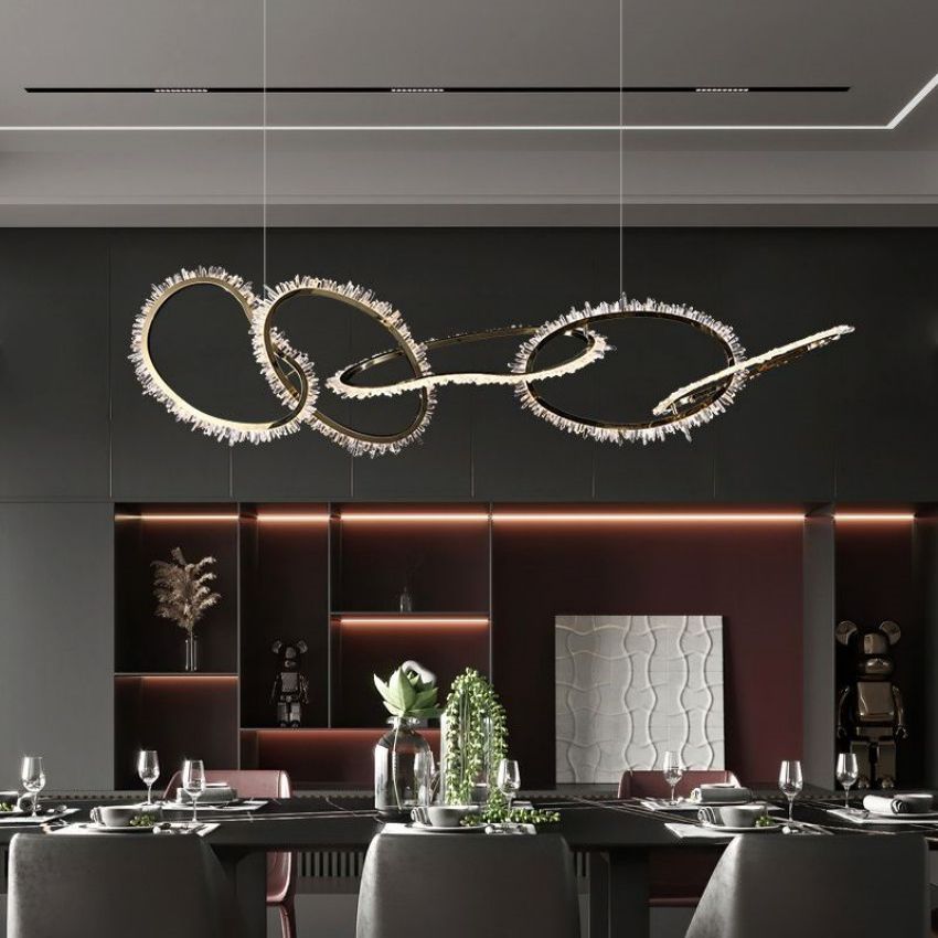 Daltree 5 Rings Chandelier