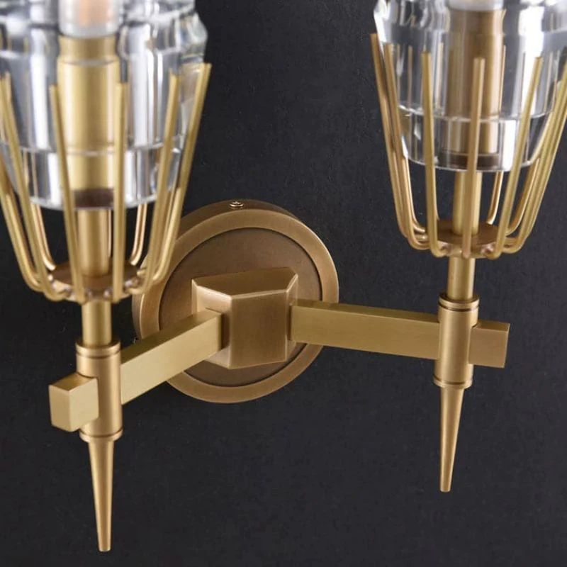 Delier Crystal Double Wall Sconce