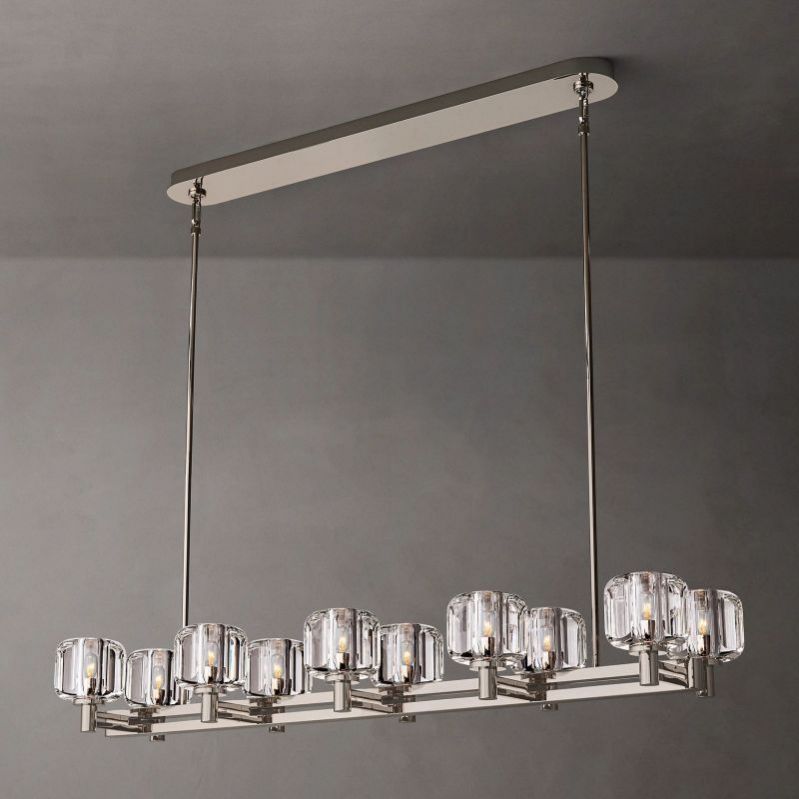 Delmar Double Linear Chandelier 54"