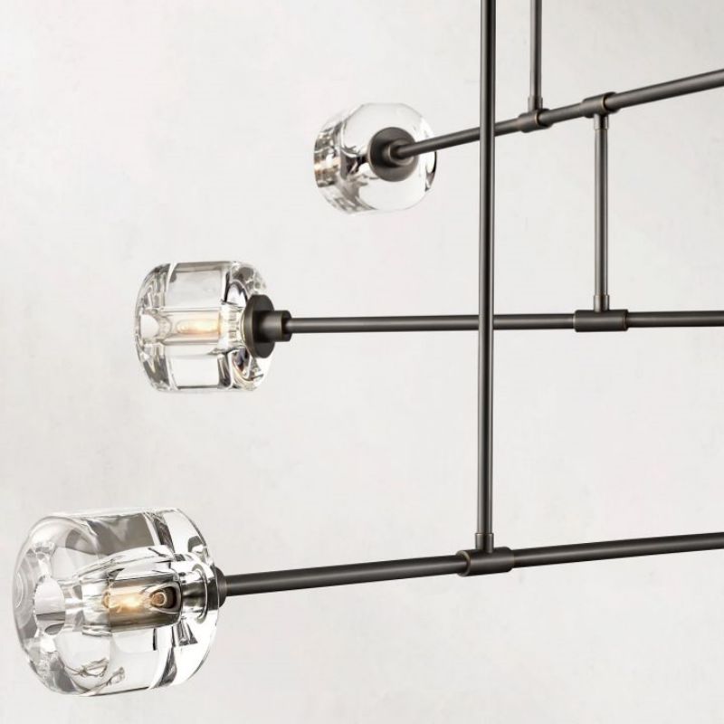 Delmar Modern Linear Chandelier 62"