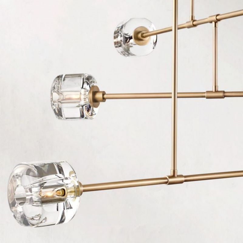 Delmar Modern Linear Chandelier 62"