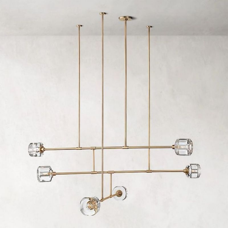 Delmar Modern Linear Chandelier 62"