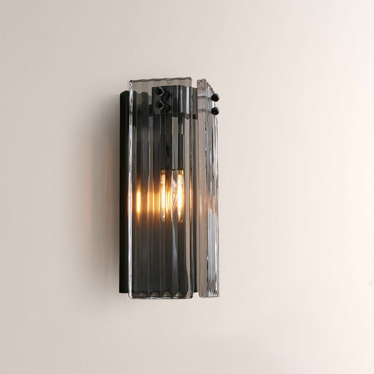 Delsia Fluted Glass Wall Sconce
