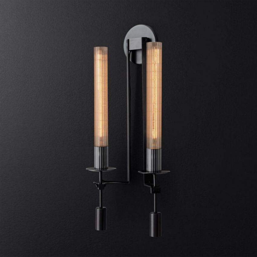 Prismatic plus Double Sconce