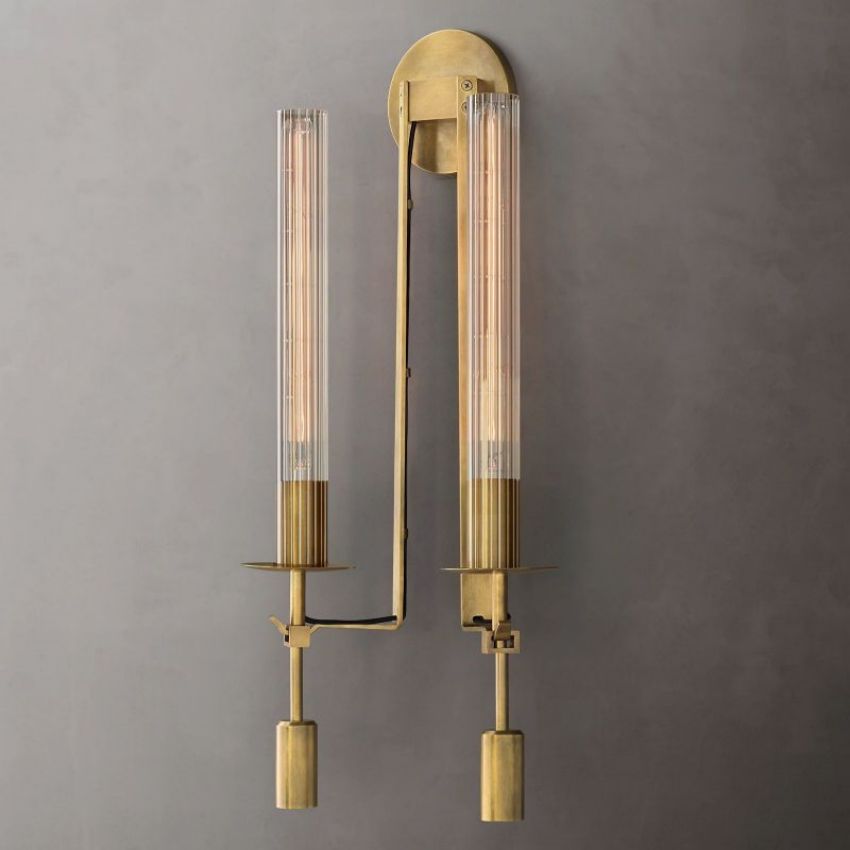 Prismatic plus Double Sconce