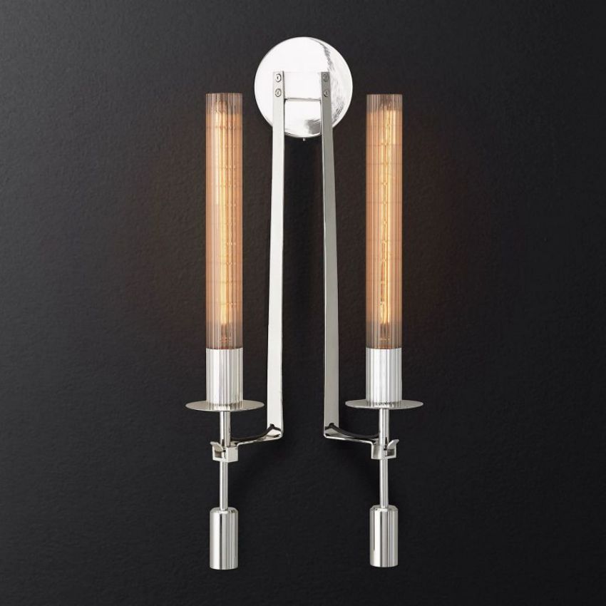 Prismatic plus Double Sconce