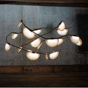 Elliot Alabaster Chandelier, Artistic Modern Chandelier for Bar Area