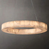 Aubrey Calcite Round Chandelier 31"40"60"