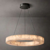 Aubrey Calcite Round Chandelier 31"40"60"