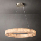 Aubrey Calcite Round Chandelier 31"40"60"