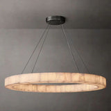 Aubrey Calcite Round Chandelier 31"40"60"