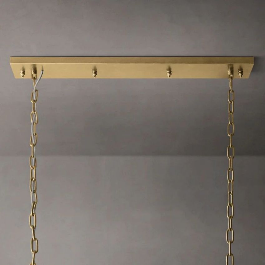 French Classicm Rectangular Chandelier 49"W/60"W